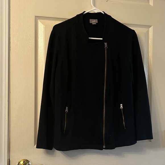 Black J. Jill Jacket, Size LP - Picture 1 of 5